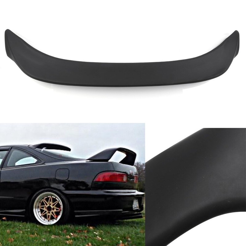 ECCPP Type-R Style Rear Trunk Spoiler Wing ABS fit for