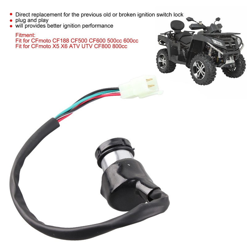 Motorcycle Ignition Switch Lock W/Keys Fit for CFmoto CF188 CF500
