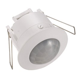 Knightsbridge 360° PIR Sensor-Recess Mounting, Polycarbonate White