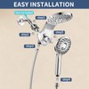 KAIYING Magnetic Rain Shower Head with Handheld Spray Combo, High