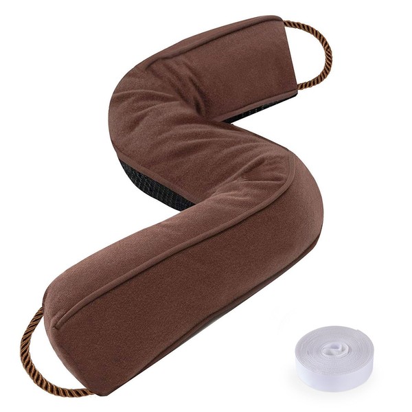 Sunolga 60 Inch Door Draft Stopper with Removable Cover for