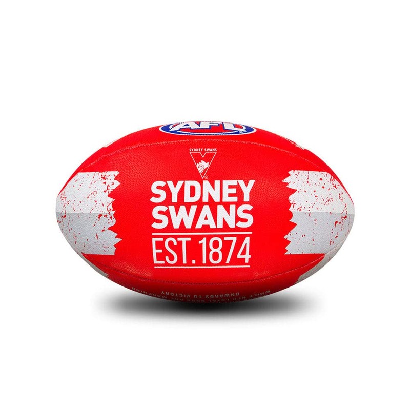 Sherrin AFL Sydney Swans Song Football, Size 2