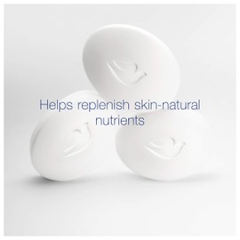 Dove Beauty Bar Gently Cleanses and Nourishes Sensitive Skin Effectively Washes Away Bacteria While Nourishing Your Skin, White, 3.75 Oz, 6 Count