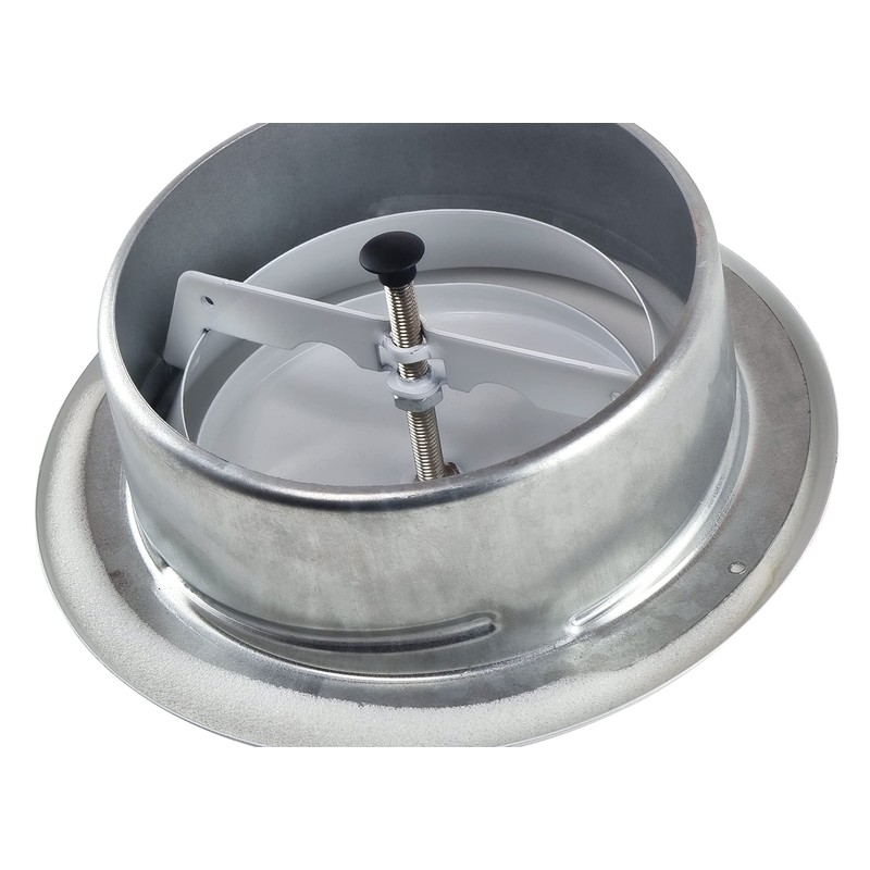 Steinberg14 Round 125 mm Disc Valve Exhaust Air Anemostat Metal