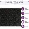 XUANINY 5-Sheet Peel and Stick Backsplash Tiles Black Surface Aluminum