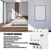 3P Miniature Circuit Breaker Easy Disassembly Assembly Din Rail Mount