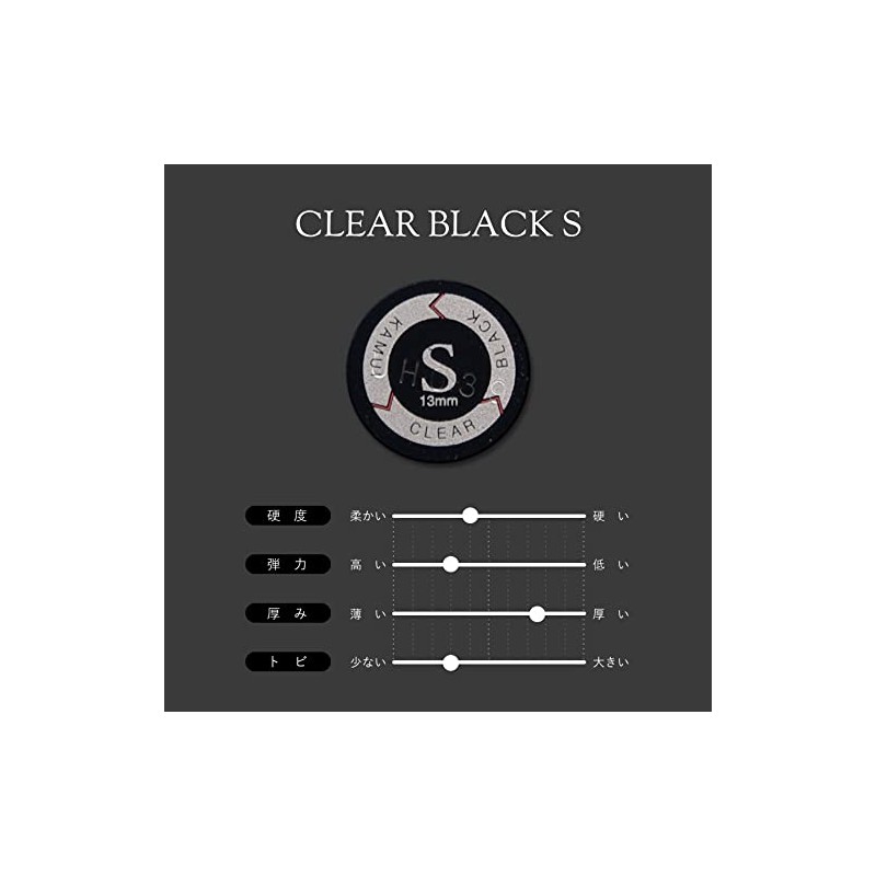 Billiard Tap The Legend Clear Black (Small Kamui Kamui)