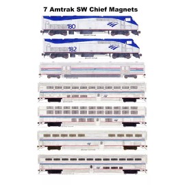 Amtrak Southwest Chief 7 magnets by Andy Fletcher