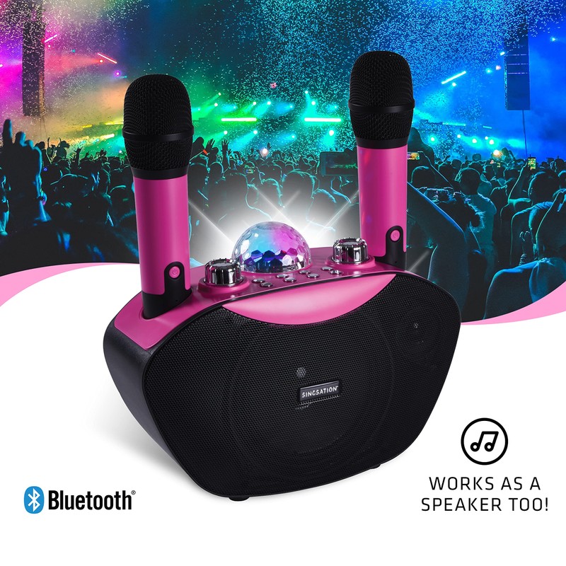 Singsation Karaoke Machine, 5.0 Bluetooth Portable Home System for Kids