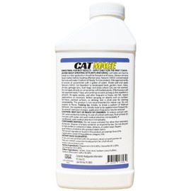Nature's Mace Cat Repellent 40oz Concentrate/Treats 15,000 Sq. Ft. / Keep Cats Out of Your Lawn and Garden/Train Your Cat to Stay Out of Bushes/Safe to use Around Children & Plants