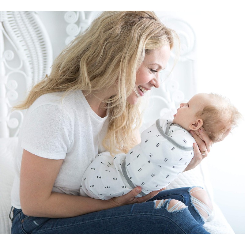 SwaddleDesigns Omni Swaddle Sack with Wrap & Arms Up Sleeves
