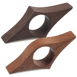 Ouligay Wooden Bookmarks Reading Accessories Handmade Walnut Thumb Book Holder for Readers, Bookworms, Librarians Reading Gadget (Medium)