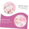 TOVINANNA 30pcs Geometrical Makeup Puff Beauty Sponge for Dry Wet
