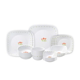 Corel Rouge Trio 5-person square home set 23p / 코렐  루즈트리오 5인 사각홈세트 23p