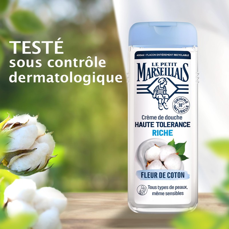 Le Petit Marseillais Highly compatible Riche Fleur de Coton shower