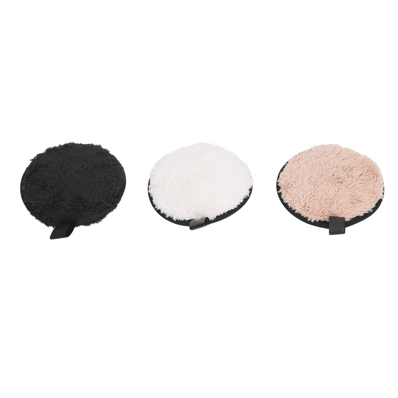 Makeup Remover Puff 3 Colors Purifies Skin Pore Cleansing Exfoliation