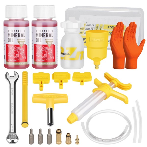 HQCM Shimano Bleeding Set, Bicycle Brakes Bleeding Kit for Hydraulic