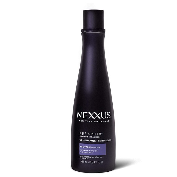 Nexxus Keraphix Conditioner for Damaged Hair Keraphix with ProteinFusion Silicone-Free With Keratin Protein and Black Rice 13.5 oz