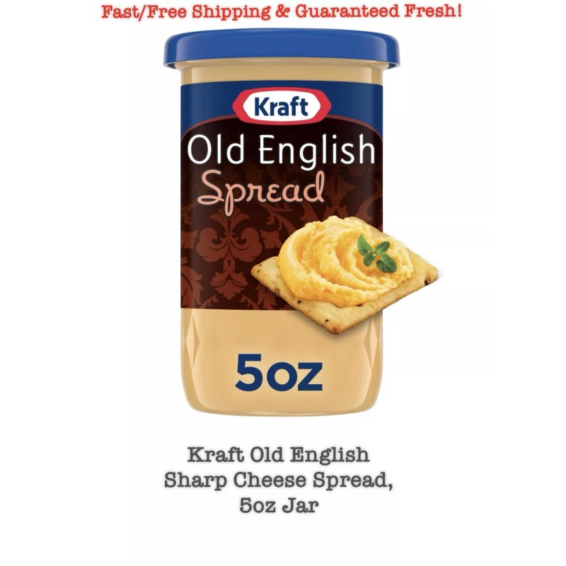 Kraft Old English Sharp Cheese Spread, 5oz Jar