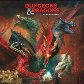 2025 Dungeons and Dragons Wall Calendar