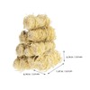 IWOWHERO 50pcs Wooden Firelighters Carbon Wax Sticks Natural Igniters for