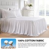 DDUOXIN Ruffle Skirt Bedspread Coverlet Sets Farmhouse King Bedspreads Vintage