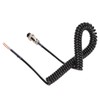 Radio Microphone Cable Replacement Female Hand Mic Cord with Prewired