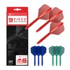TARGET Darts K-Flex Integrated Dart Flights and Shafts, Medium Stem