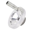 Lathe Handwheel 80mm Aluminum Alloy Hand Wheel with Crank Handle