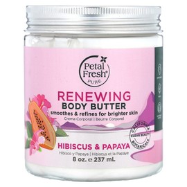 Petal Fresh Pure Renewing Body Butter Hibiscus and Papaya 237ml (8oz) PFH-42106 / 페탈 프레쉬 퓨어 리뉴잉 바디 버터 히비스커스 및 파파야 237ml(8oz) PFH-42106