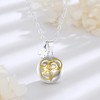 EUDORA Harmony Ball Angel Caller Pregnancy Women Necklace Clover Charm