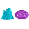 Kinetic Sand, Mini Castello Sirenetta, 170 g di Sabbia Shimmer,