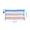 PATIKIL Mesh Zipper Pouch, 12 Pack Nylon B6 Size Pen