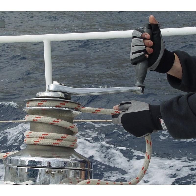 MOTIVEX Sailing Gloves Black / Grey Back Neoprene All Fingers