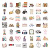 100 Pieces Reading Book Stickers, Inspirational Water Bottles Stickers Book
