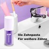 Purple Toothpaste White Teeth, Purple Teeth for Whitening Teeth, Purple