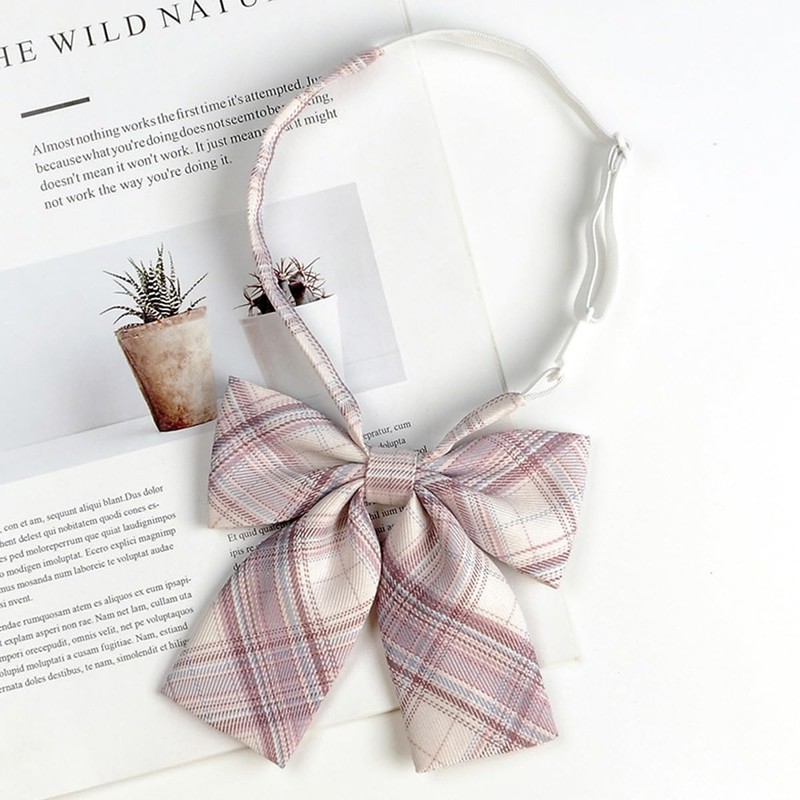 SANYFDI School Ribbon, Women's, Uniform Ribbon, Bowknot Adjustable, Solid, School