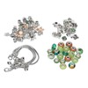 Charm Bracelet Making Kit Basic Bracelets Colored Beads Pendants Jewelry