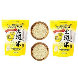 Gen-Ji-Mai Quick Cooking Brown Rice for Meal Prep and Bulk Cooking - Gluten-Free, Vegan, Paleo, Non-Allergenic with 64% more Fiber - Soft and Chewy Texture (4.40 lb bag)(2-Pack)