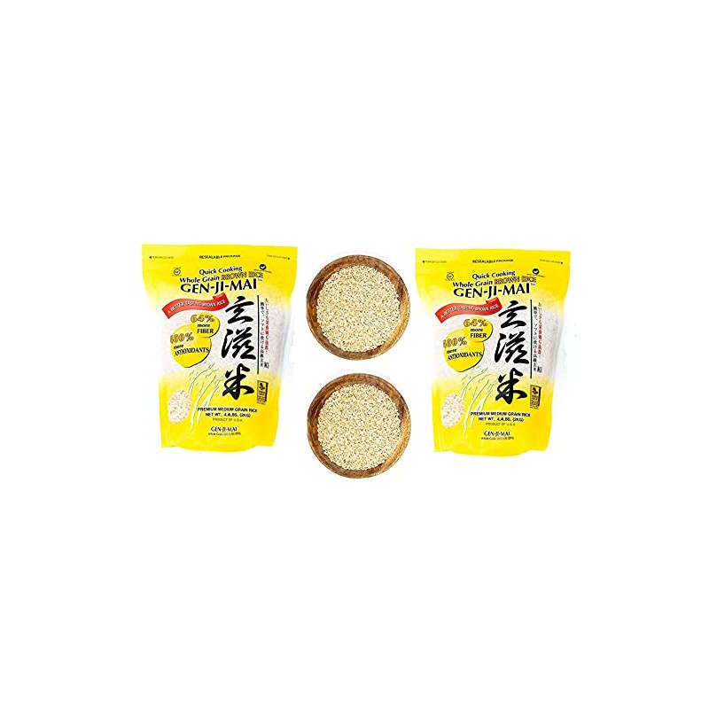 Gen-Ji-Mai Quick Cooking Brown Rice for Meal Prep and Bulk