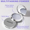 V Base De Maquillaje Líquida Y Polvo Compacto Facial A
