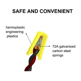 Wire Connectors Nuts,Home Use Pack Wire Twist,Easy Installation Electrical Screw Caps Stainless Assortment UL Certification