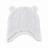 Snugtime Cable Earmuff Beanie, Cream, Medium