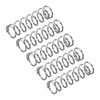sourcing map Compression Spring, 5Pcs 304 Stainless Steel, 7mm OD,