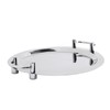 Stainless Steel Buffet Plate Bright Mirror Finish Serving Tray with