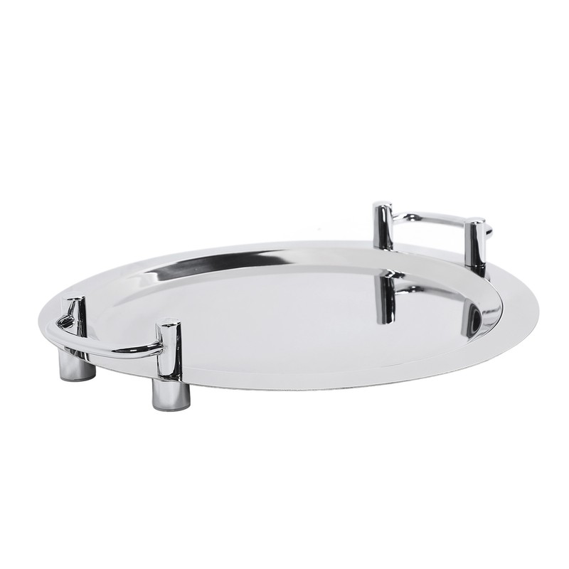 Stainless Steel Buffet Plate Bright Mirror Finish Serving Tray with