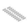 sourcing map 20 Pack M8 x 20mm Fully Threaded Rod