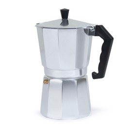 9 Cup Espresso Coffee Maker – Durable Aluminum, Fast Brewing, Sleek Design