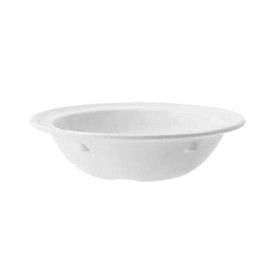 GET DN-350-W Supermel Fruit Bowls, 5 Oz, 4.75" Diameter x 1.25" Deep Melamine Bowls, White, Case of 4 Dozen