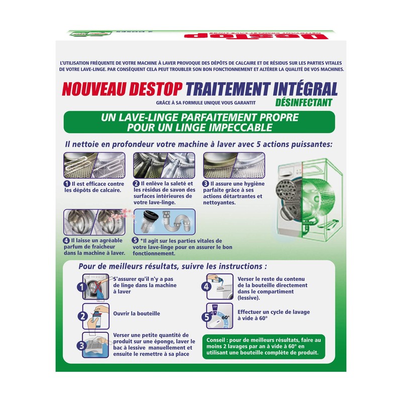 Destop Complete Cleaning Washing désinfectant